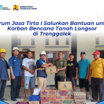 Perum Jasa Tirta I Salurkan Bantuan untuk Korban Bencana Tanah Longsor di Trenggalek